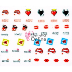 Stickere 3D pentru unghii cod E375